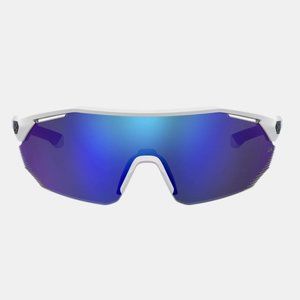 UNDER ARMOUR Sunglasses FORCE 2 White Frame Blue Mirror Lens NEW